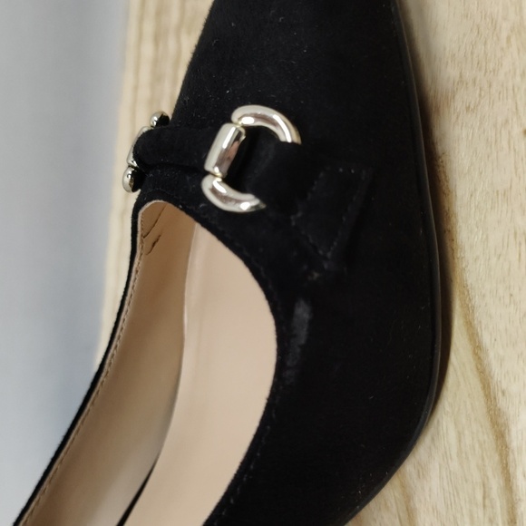 Ann Taylor Factory Black Heels, Size 6M - Picture 10 of 12